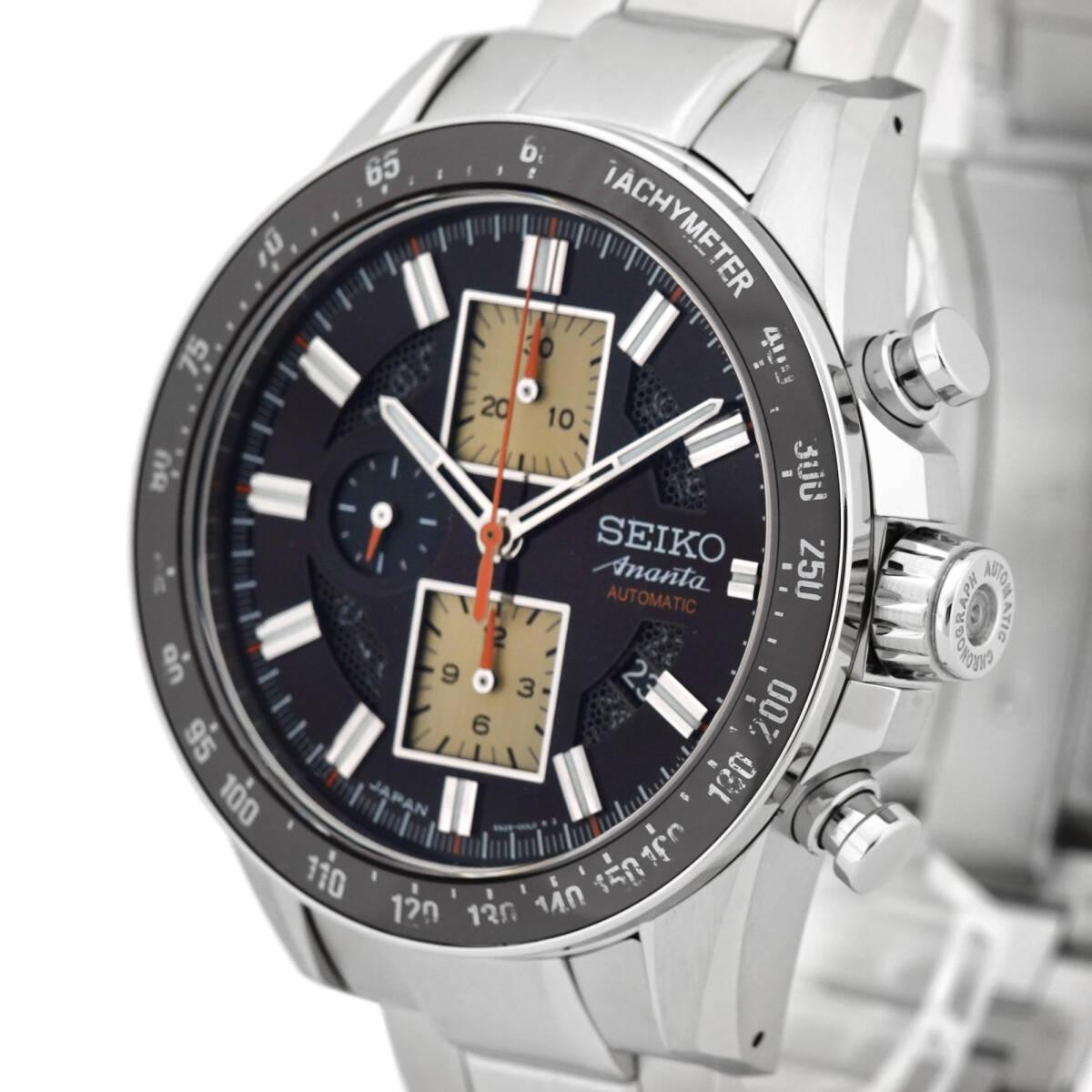 SEIKO セイコー ブライツ アナンタ SAEH007 6S28-00G0 自動巻き ブラック文字盤 メンズ 保証書 (K-K736)_画像4