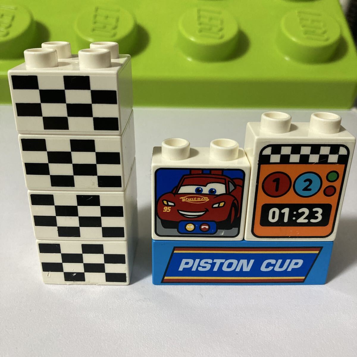 レゴ デュプロ カーズ パーツ プリント 柄 セット_画像1