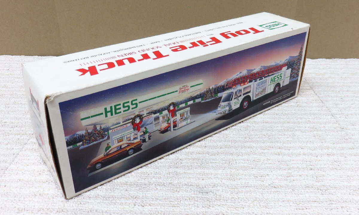 中古 HESS Toy Fire Truck BANK 消防車 貯金箱 おもちゃ 玩具 通電確認済み ジャンク品