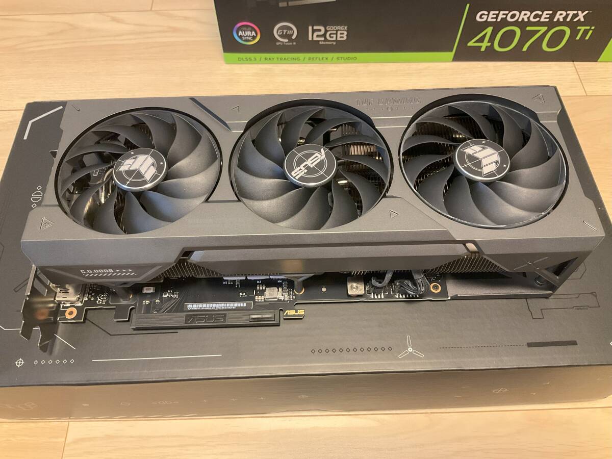 【中古】TUF-RTX4070TI-12G-GAMING ［ASUS TUF Gaming GeForce RTX 4070 Ti 12GB GDDR6X］