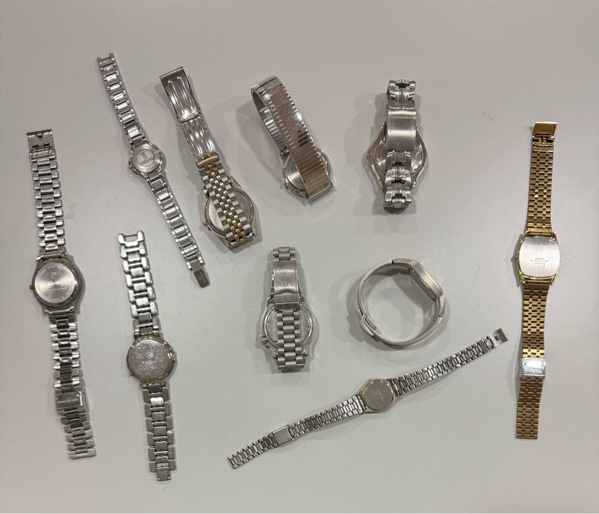 【1円スタート！】腕時計　まとめて　電池切れ　ジャンク品　動作未確認　ベルト正?！EIKO アルバ他　