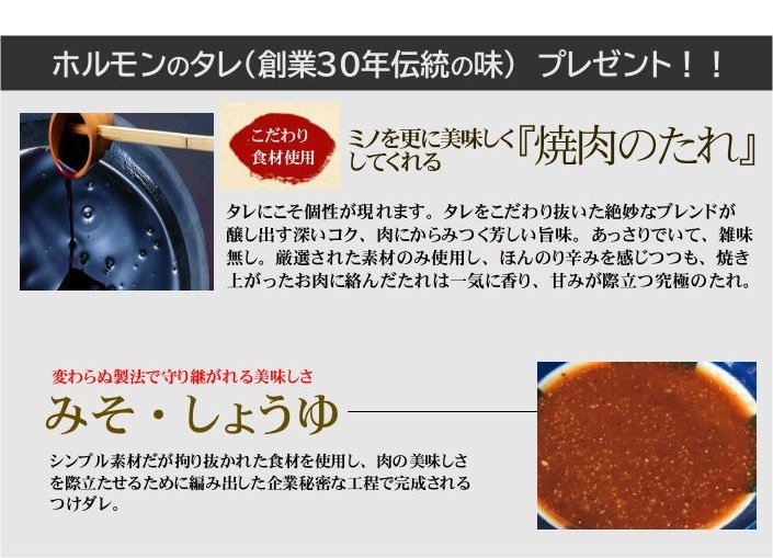 メガ盛り約1kｇ　特選牛ミノ　一口カット切り込み入　タレ付属　約1kg　冷凍_画像4