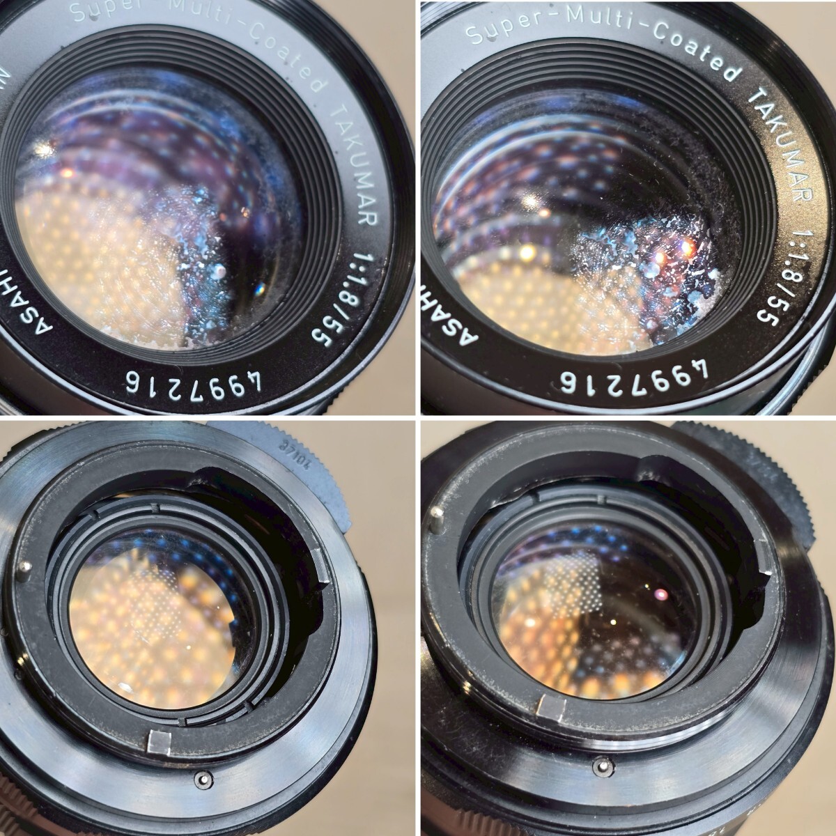 ASAHI PENTAX SPOTMATIC / Super-Multi-Coated TAKUMAR 1:1.8/55 一眼レフカメラ ペンタックス ジャンク カバー ケース付き フィルムカメラ