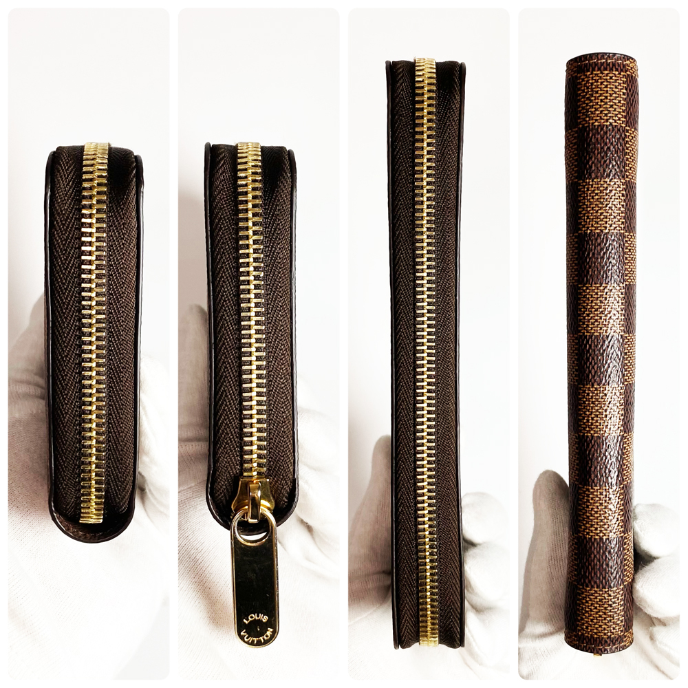 ルイヴィトン Louis Vuitton ダミエ ジッピーウォレット ラウンド ファスナー N60015 送料無料