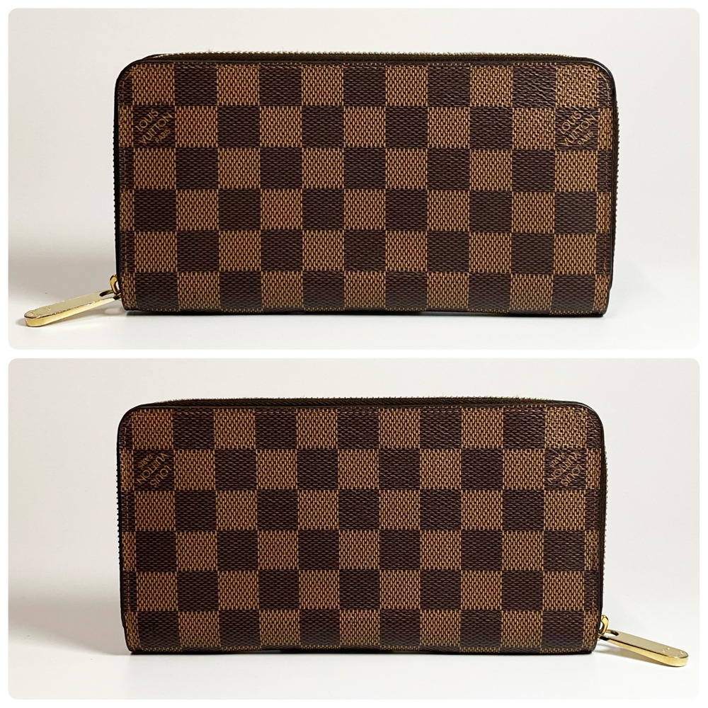 ルイヴィトン Louis Vuitton ダミエ ジッピーウォレット ラウンド ファスナー N60015 送料無料
