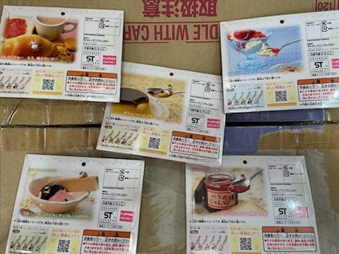 ◎ BANPRESTO バンプレスト 夏目友人帳 ワンスクープミニフィギュア スイーツは別腹 5個(gè)セット 現(xiàn)狀品