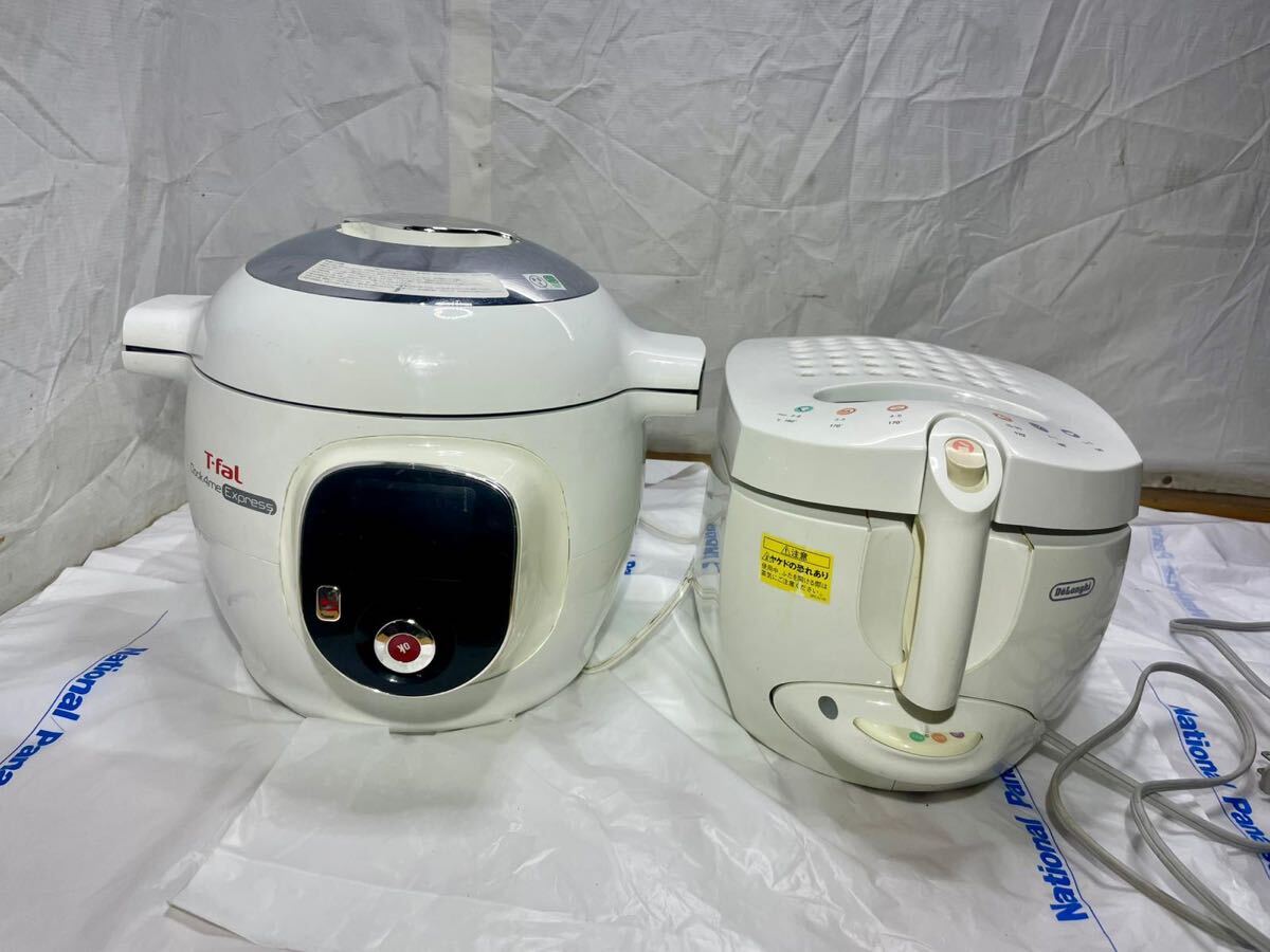 T-fal マルチクッカー CY8511JP / DeLonghi ディープフライヤー DF380 セット