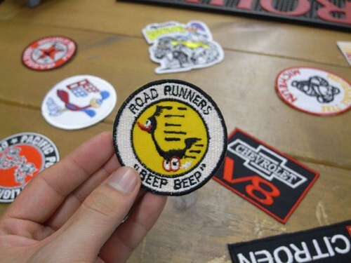 ロードランナー RUN 丸 黄 レーシング ワッペン #334 世田谷ベース アメリカ雑貨 アメリカン雑貨_画像3