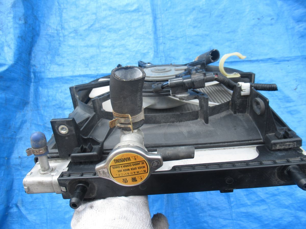 9.5-7 KOYORAD 交換歴あり ターボ タントカスタム L375S L385S ★ ラジエーター ラジエター 電動ファン エグゼ L455S ★ _画像8