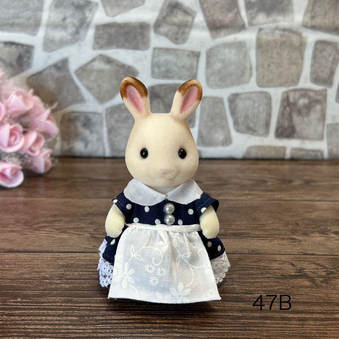 シルバニアファミリー　お母さんサイズ　ハンドメイド服　エプロン　47B_画像1