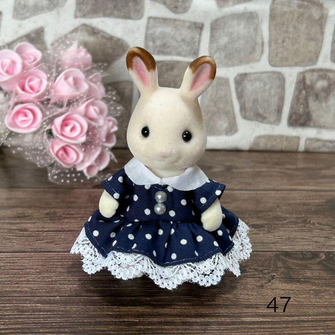 シルバニアファミリー　お母さんサイズ　ハンドメイド服　エプロン　47B_画像2