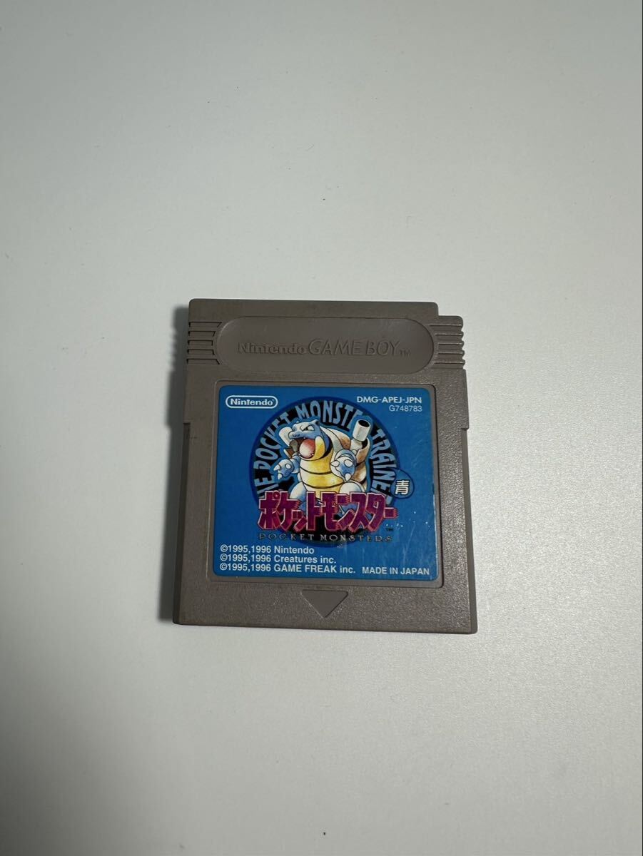【現(xiàn)狀品】ゲームボーイソフト ポケットモンスター 青 ポケモン 初代 レトロゲーム 任天堂 GAME BOY 希少ソフト プレミア
