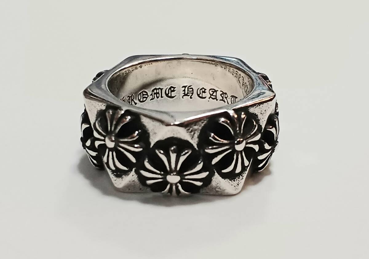 CHROME HEARTS CHプラスペンタゴンリング クロムハーツ シルバー925 19号