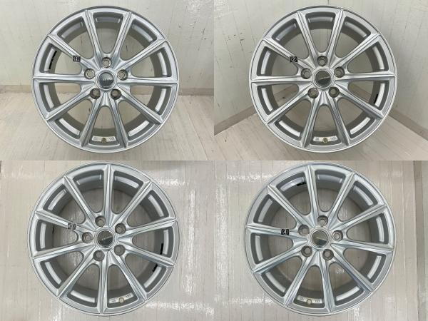 中古アルミホイール 4本セット 17×7J +45 5穴 PCD114.3 17インチ トヨタ車用 BRIDGESTONE ECO FORME c2609_画像3