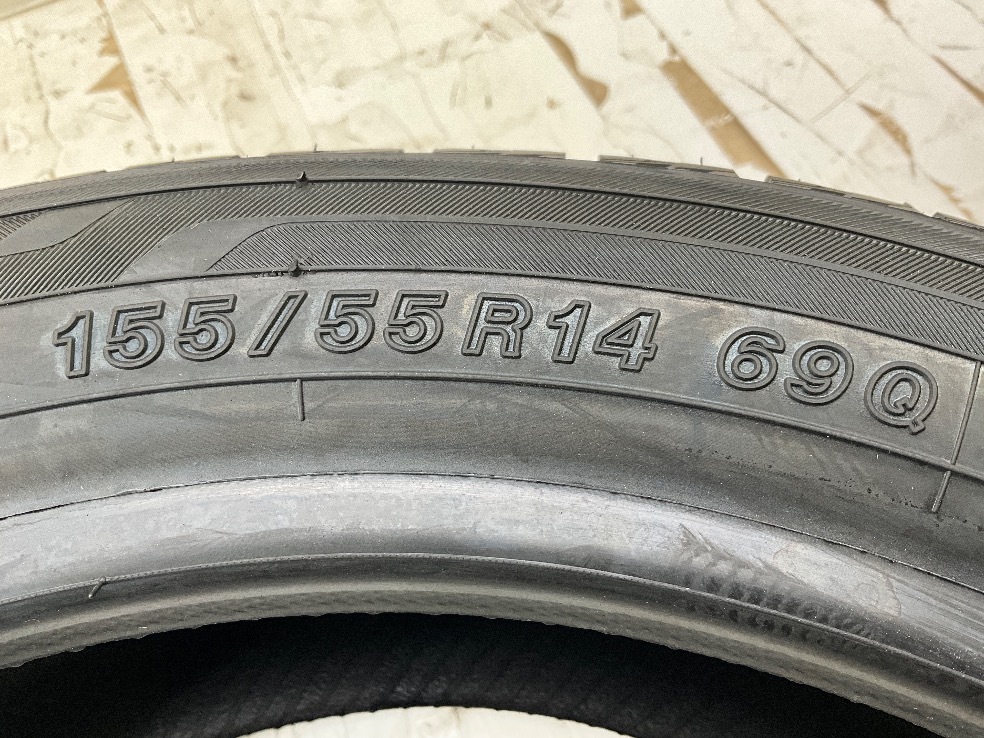 新品タイヤ 4本セット 155/55R14 69Q ヨコハマ ICE GUARD IG60 冬 スタッドレス 155/55/14 eKワゴン/ミニカ b13062