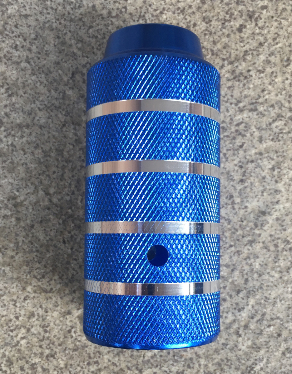 新品極太アルミステップ4本セットBMX汎用青ブルーBMXマウンテンバイク