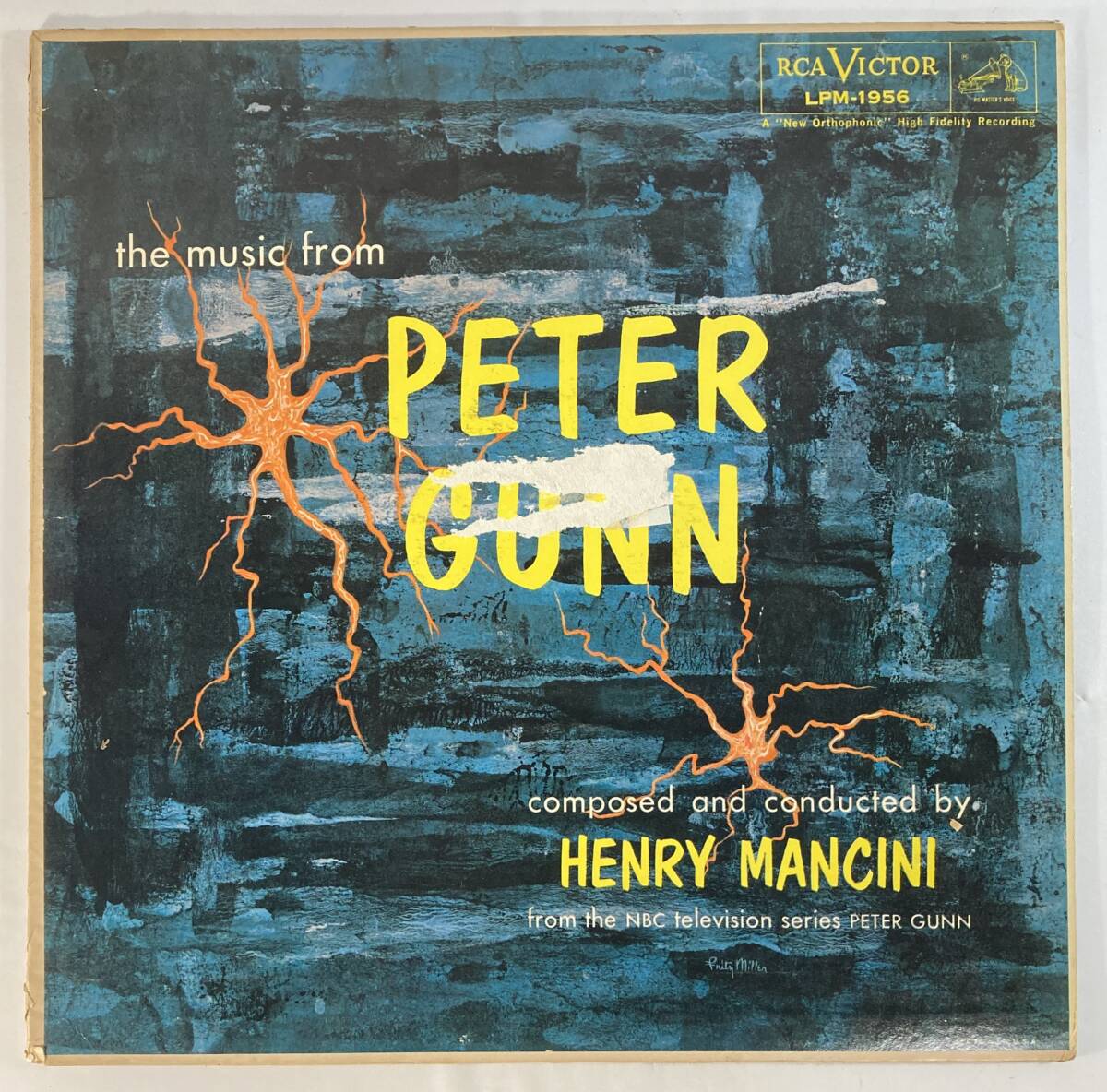 ピーター?ガン music from Peter Gunn (1957) ヘンリー?マンシーニ 米盤LP RCA LPM-1956 MONO