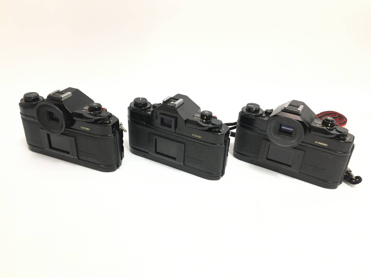 ☆ Canon フィルム一眼カメラ まとめ 3 ☆ F-1 + A-1 ×3 + AE-1 ×2 + T50 + FD 50mm 1:1.4 S.S.C. 他 レンズ4本 キャノン