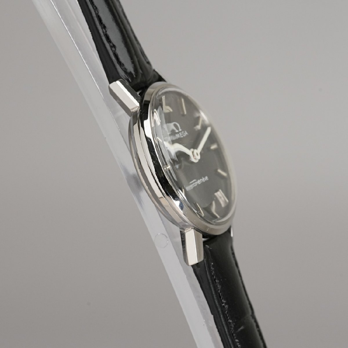 【OH済】1974年 オメガ アンティーク cal625 ジュネーブ 手巻き グレー ポストヴィンテージ_画像7