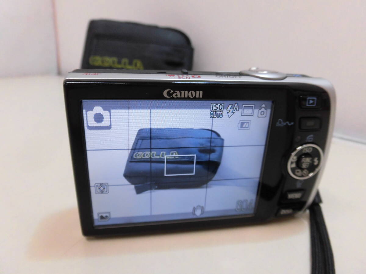 9420B◇Canon キャノン IXY DIGITAL イクシーデジタル PC1249 910IS コンパクトデジタルカメラ デジカメ バッテリー1個(gè)付◇中古