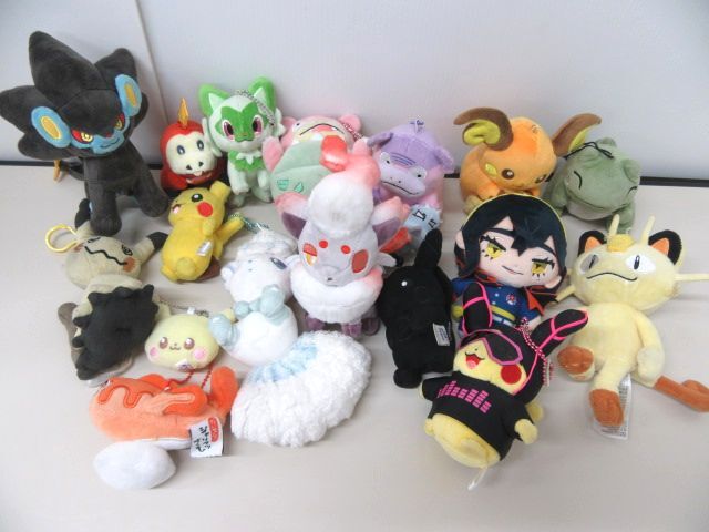 9423RMZ5◇ポケモングッズ大量まとめ ぬいぐるみ/ブランケット/タオル/ウエストバッグ/キーホルダー/モンコレなど◇中古?未使用あり