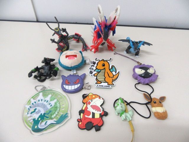 9423RMZ5◇ポケモングッズ大量まとめ ぬいぐるみ/ブランケット/タオル/ウエストバッグ/キーホルダー/モンコレなど◇中古?未使用あり