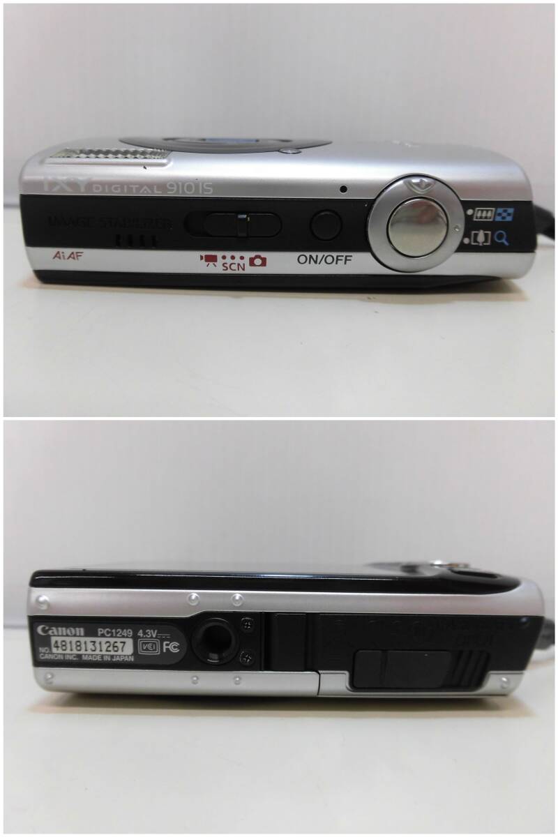 9420B◇Canon キャノン IXY DIGITAL イクシーデジタル PC1249 910IS コンパクトデジタルカメラ デジカメ バッテリー1個(gè)付◇中古