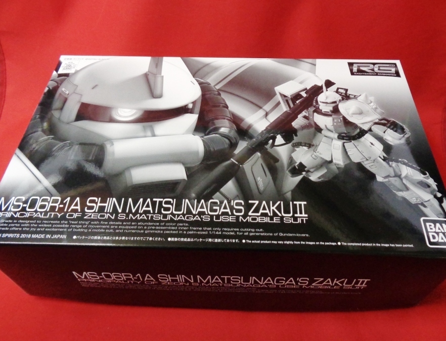 ラスト☆ 定形外920円☆未組立 RG 1/144 MS-06R-1A シン・マツナガ専用ザクII / ガンダムMSV ザク2 ガイア マッシュ オルテガ HGUC MGEX EE_画像1