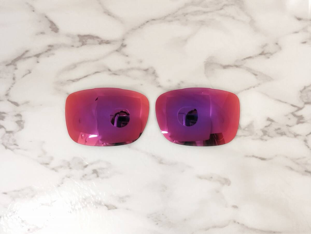 即発送 トゥーフェイス オークリー ツーフェイス サングラス 偏光レンズ ルビー 交換レンズ bsokl219 oakley twoface two face_画像1