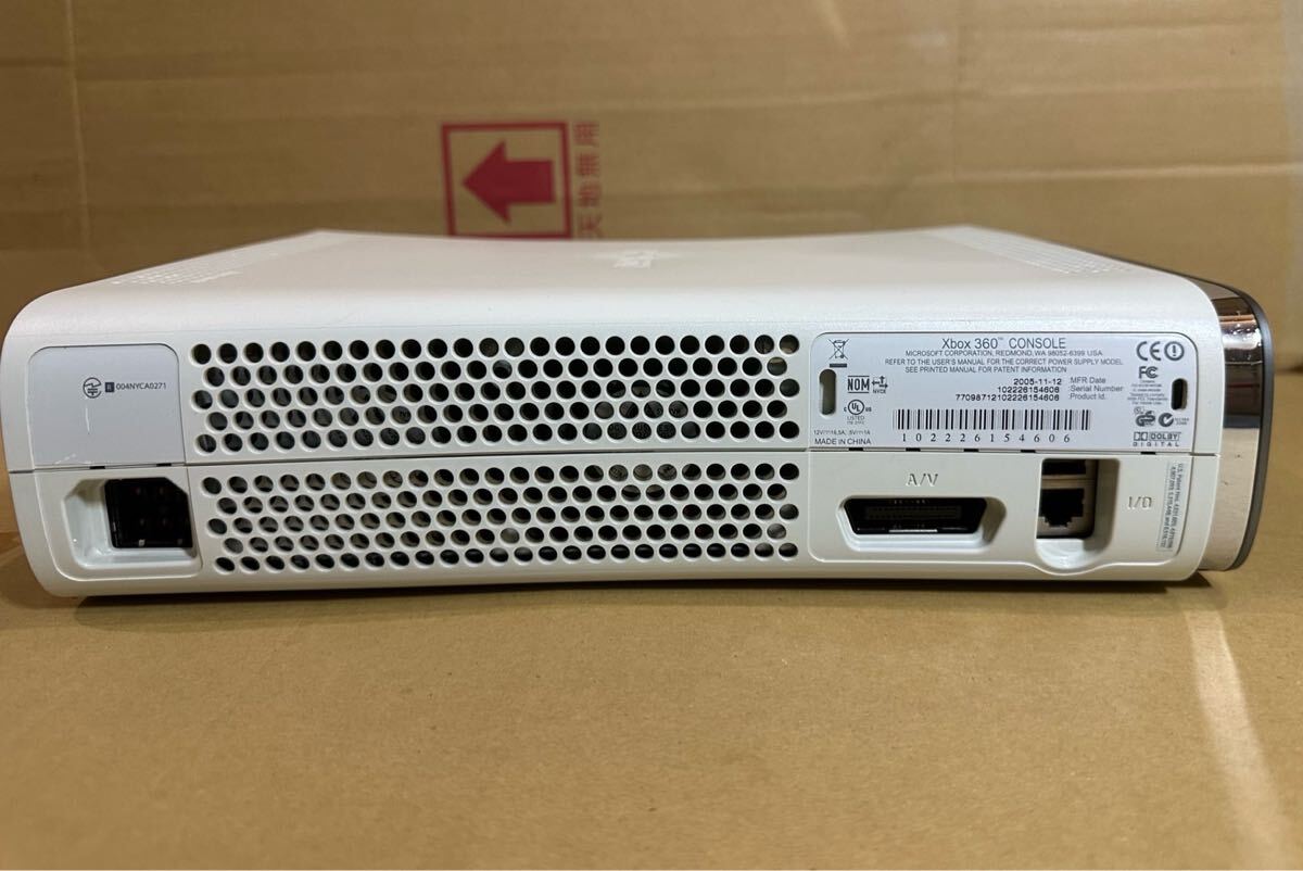 Xbox 360 CONSOLE 本體 （初代Xbox互換性アップデート済） ソフト付き