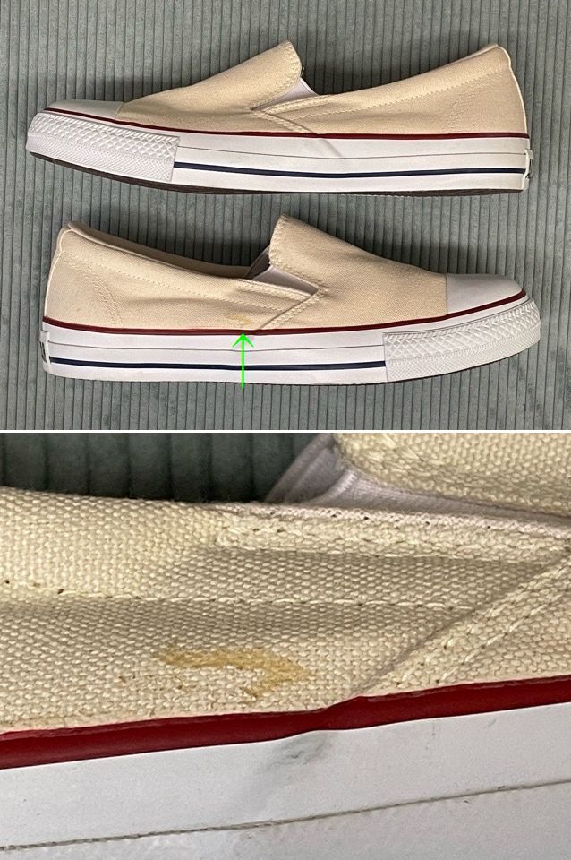 コンバース オールスター カラーズ スリッポン CONVERSE ALL STAR COLORS SLIP-ON 1CJ897 ホワイト 8 26.5 [la-1400]_画像6