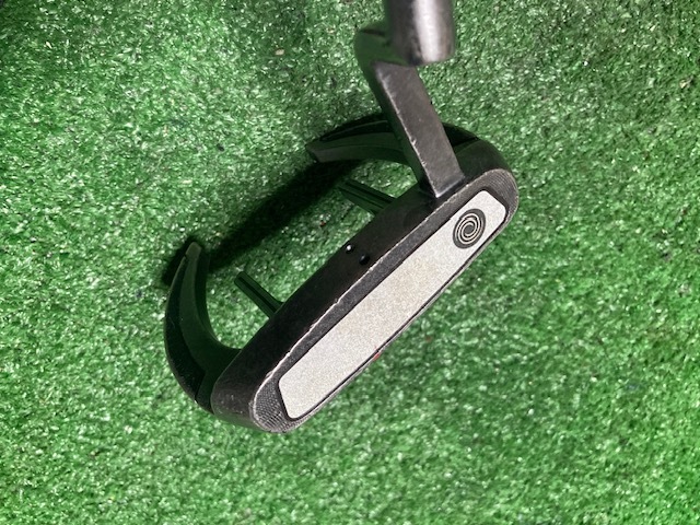 全国送料無料 中古パター オデッセイ WHITE ICE SABERTOOTH2 純正スチール34インチ y3324_画像2