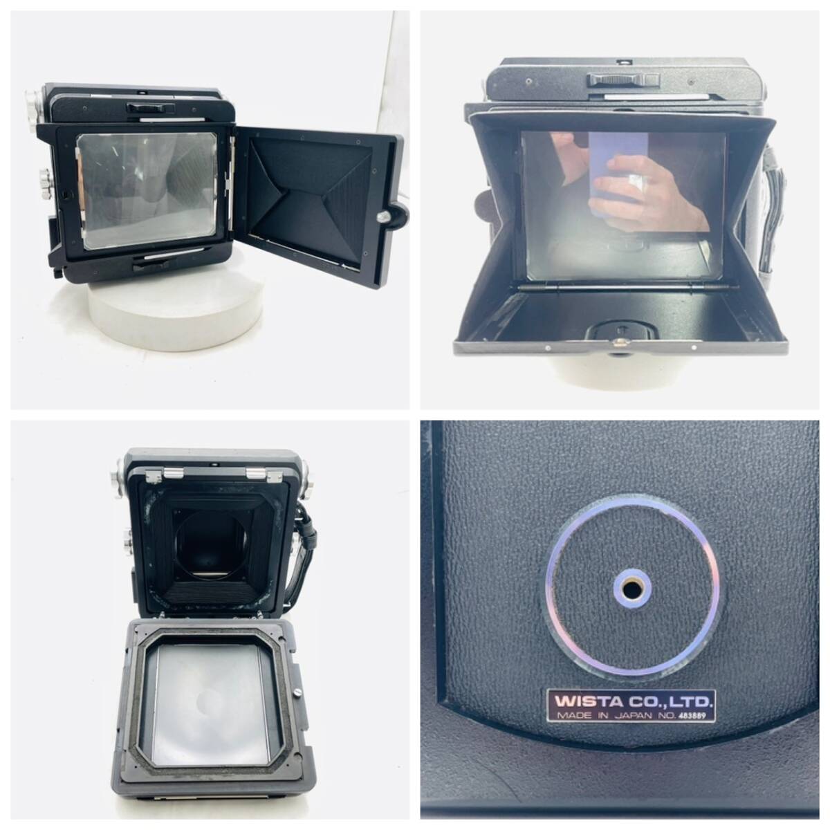 【送料無料】WISTA 45 大判フィルムカメラ 本體のみ ジャンク品 Made in Japan