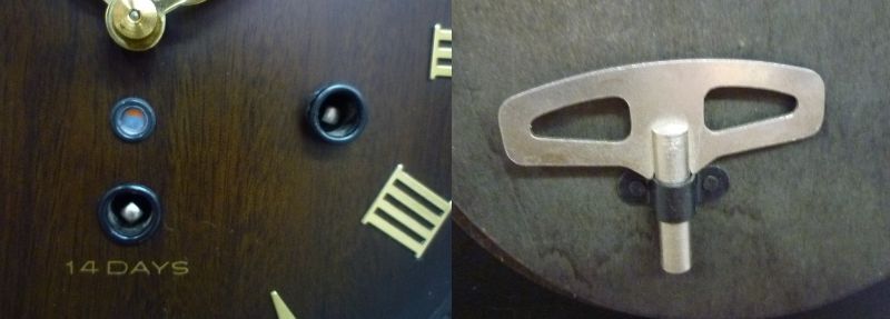 A9-131 AICHI TOKEI (愛知時(shí)計(jì)) 置時(shí)計(jì) 【7JEWELS】 ゼンマイ式 手巻き 日の出型　愛知時(shí)計(jì)電機(jī) アイチ?xí)r計(jì) アンティーク レトロ