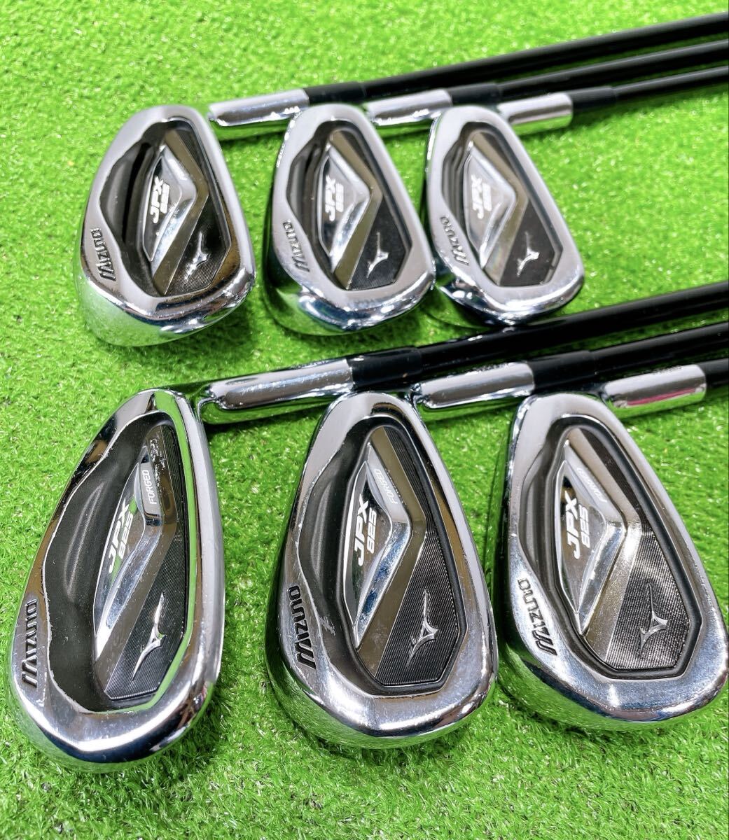 ★MIZUNO ミズノ★JPX825 FORGED アイアンセット 5-9Pw 6本セット カーボンシャフト MI-200 FLEX R 男性 ゴルフクラブ 中古 GOLF JPX _画像2