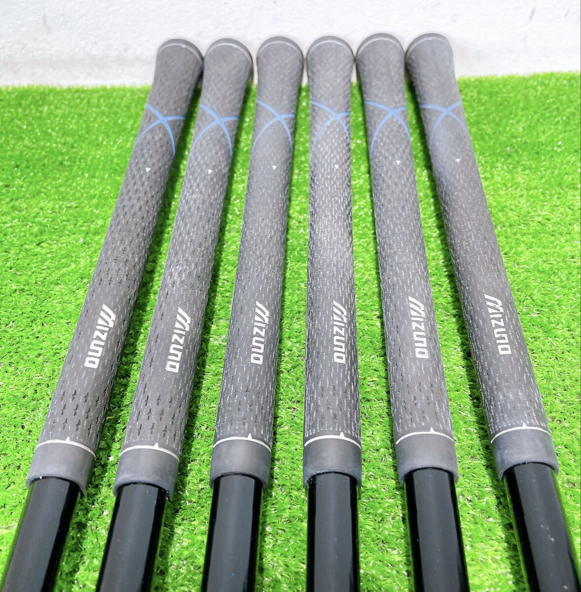 ★MIZUNO ミズノ★JPX825 FORGED アイアンセット 5-9Pw 6本セット カーボンシャフト MI-200 FLEX R 男性 ゴルフクラブ 中古 GOLF JPX _画像10