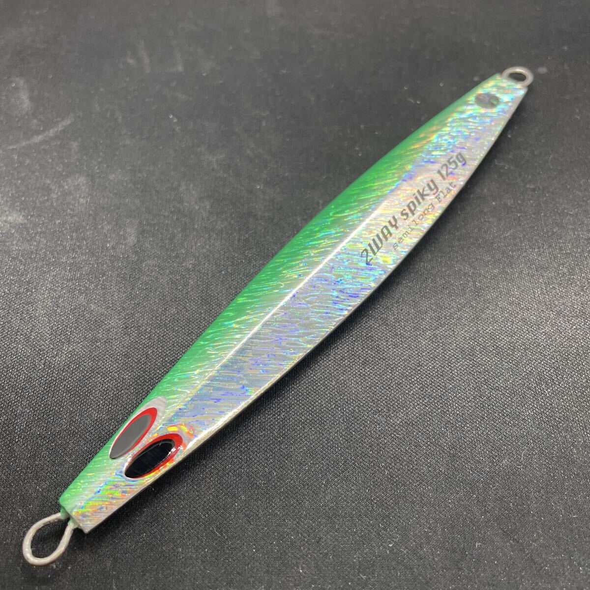★美品 送料無料★2way spiky semilong Flat 125g １本 tama.TV タマTV 2ウェイスパイキー セミロング ジギング ヒラマサ ブリ 単品_画像1