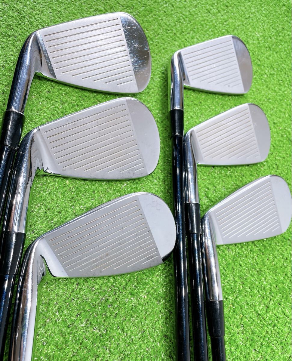 ★MIZUNO ミズノ★JPX825 FORGED アイアンセット 5-9Pw 6本セット カーボンシャフト MI-200 FLEX R 男性 ゴルフクラブ 中古 GOLF JPX _画像4