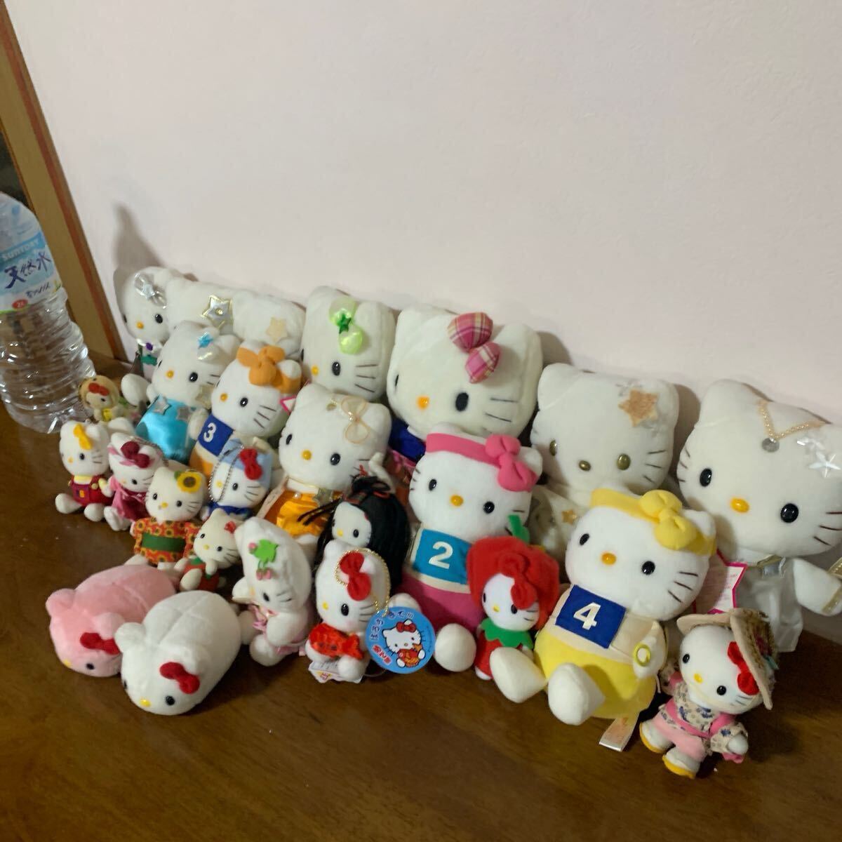 ハローキティ ぬいぐるみ&キーホルダー　 サンリオ　 レトロ　25體まとめ売り　レア當(dāng)時物　 ぬいぐるみ サンリオ マスコット　1円スタート