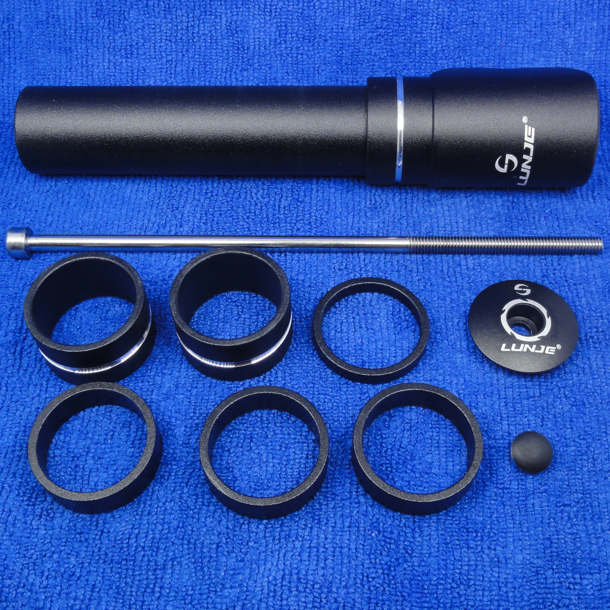 新品 コラム延長 全長180mm エクステンダー アダプター オーバーサイズ28.6mm ステムライザー 自転車 MTB ロードバイク 送料無料_画像2