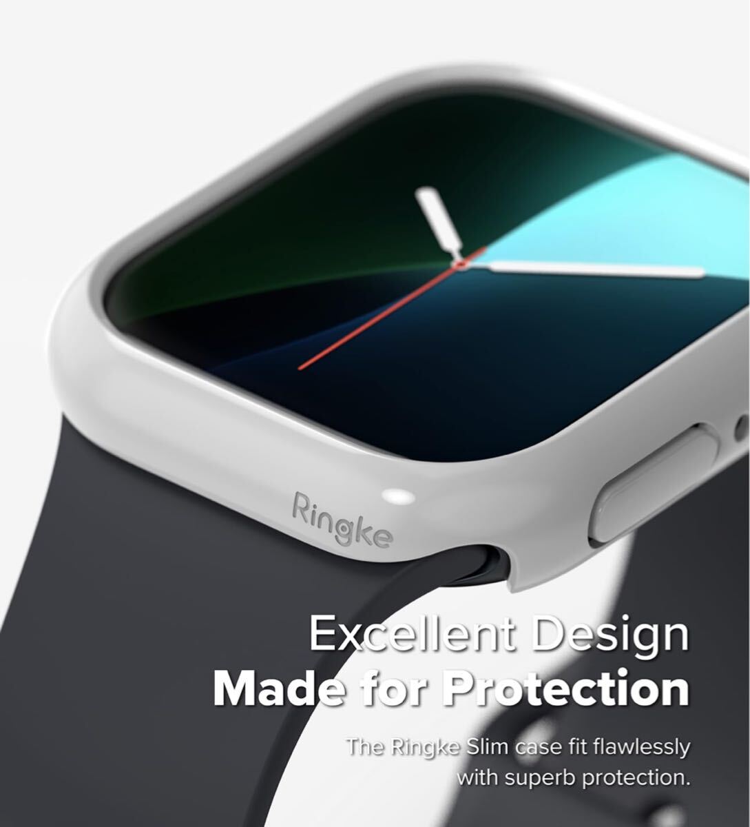 709t2719☆ Ringke】Apple Watch 11 / 10 42mm ケース SLIM PC素材 耐黄変 耐衝撃 超薄型 衝撃吸収 保護ケース