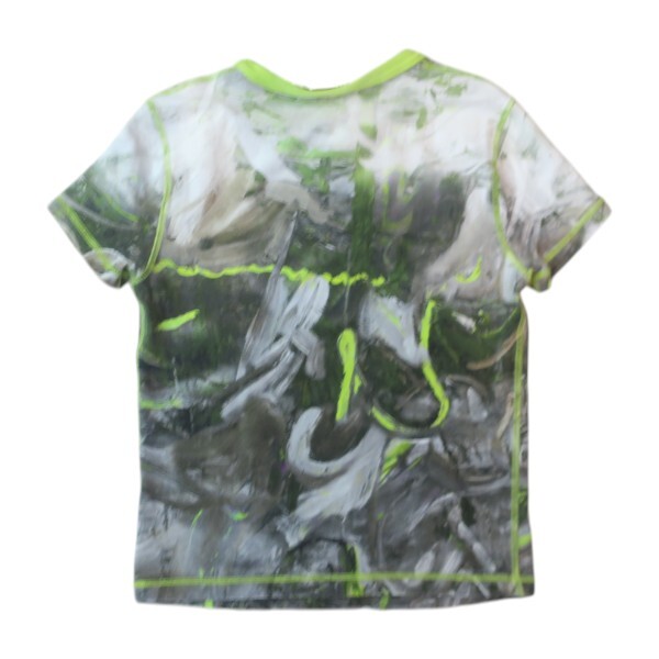DIESEL ディーゼル T-SKINZY-G1-OUT 総柄Tシャツ #S 內(nèi)タグなし 【送料無料】中古品 used AB