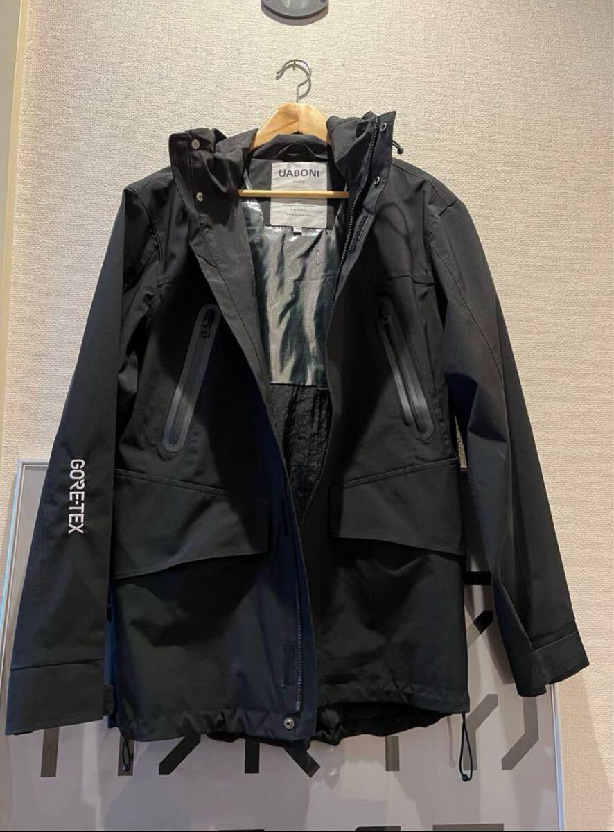 ゴアテックス ジャケット 「UABONI」フランスJACKET ブラック 黒 サイズ48XL