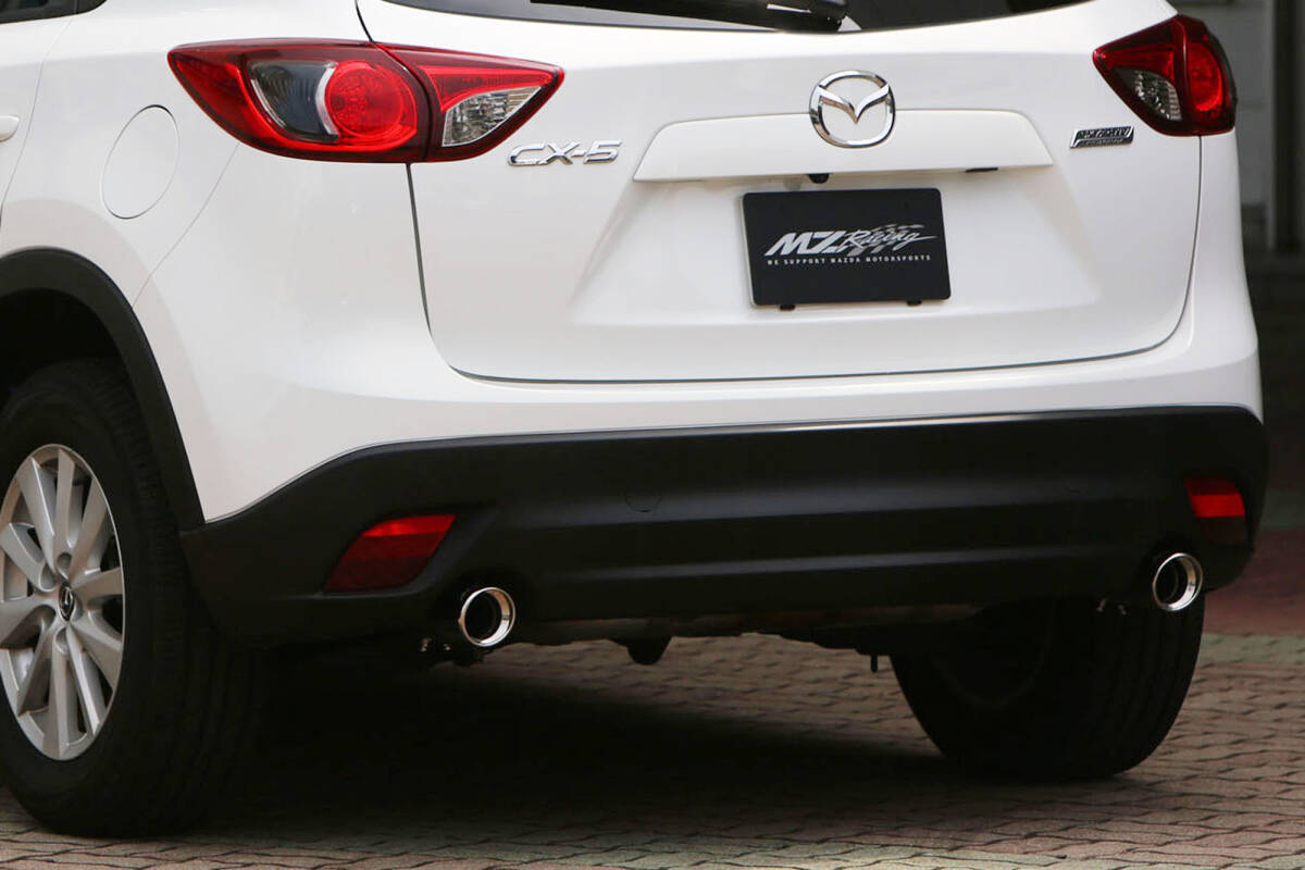 希少♪ マツダ CX-5 MZ racing製 マフラーカッターセット エムゼットレーシング KE GJ アテンザ KF KG CX-8 DK CX-3 BP MAZDA3 DM CX-30_画像7