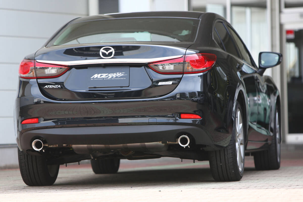 希少♪ マツダ CX-5 MZ racing製 マフラーカッターセット エムゼットレーシング KE GJ アテンザ KF KG CX-8 DK CX-3 BP MAZDA3 DM CX-30_画像8