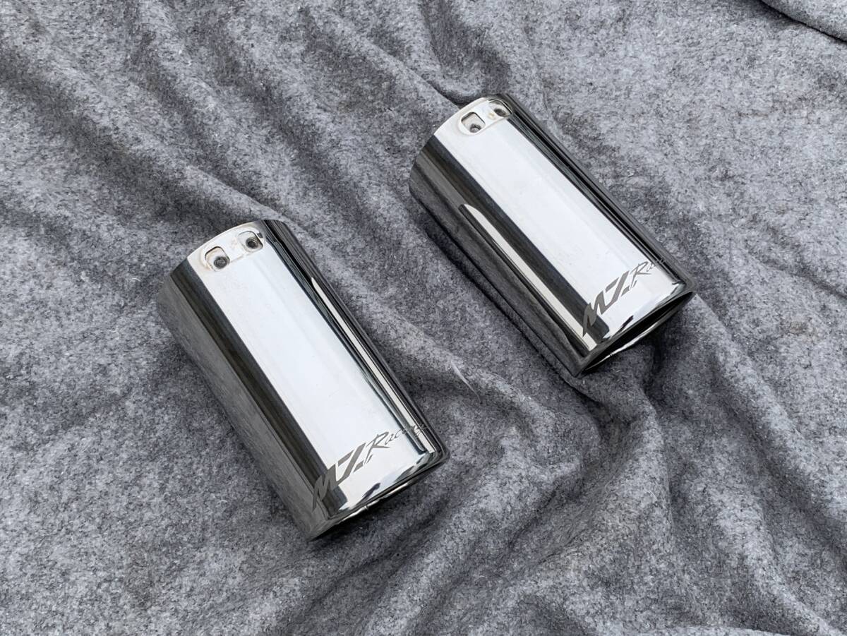 希少♪ マツダ CX-5 MZ racing製 マフラーカッターセット エムゼットレーシング KE GJ アテンザ KF KG CX-8 DK CX-3 BP MAZDA3 DM CX-30_画像1