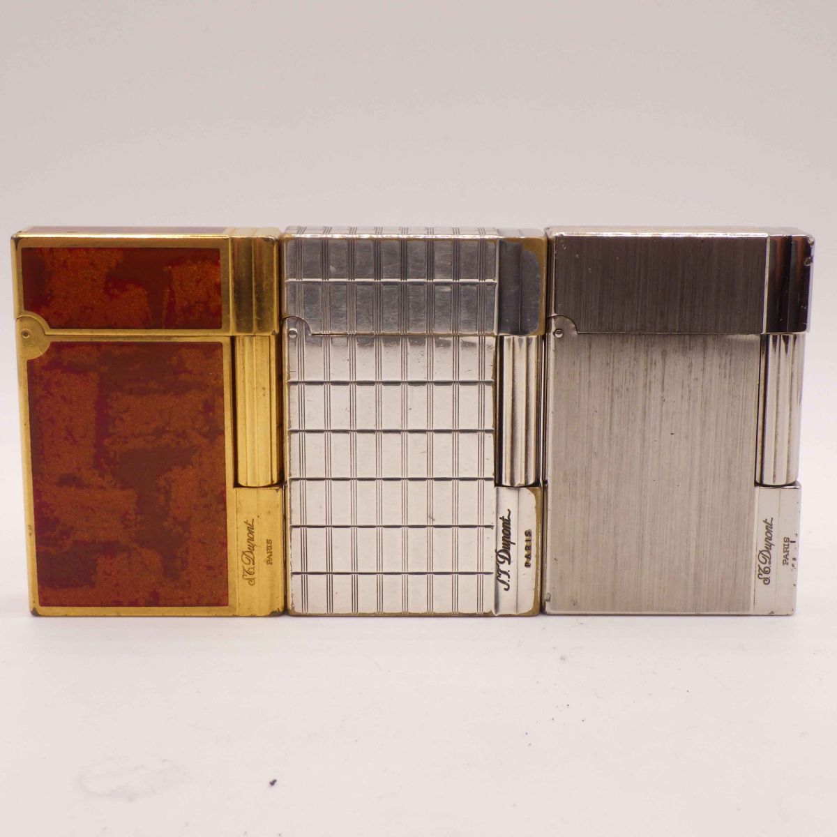 1円～【S.T.Dupont】デュポン GATSBY ギャッツビー ガスライター シルバーカラー