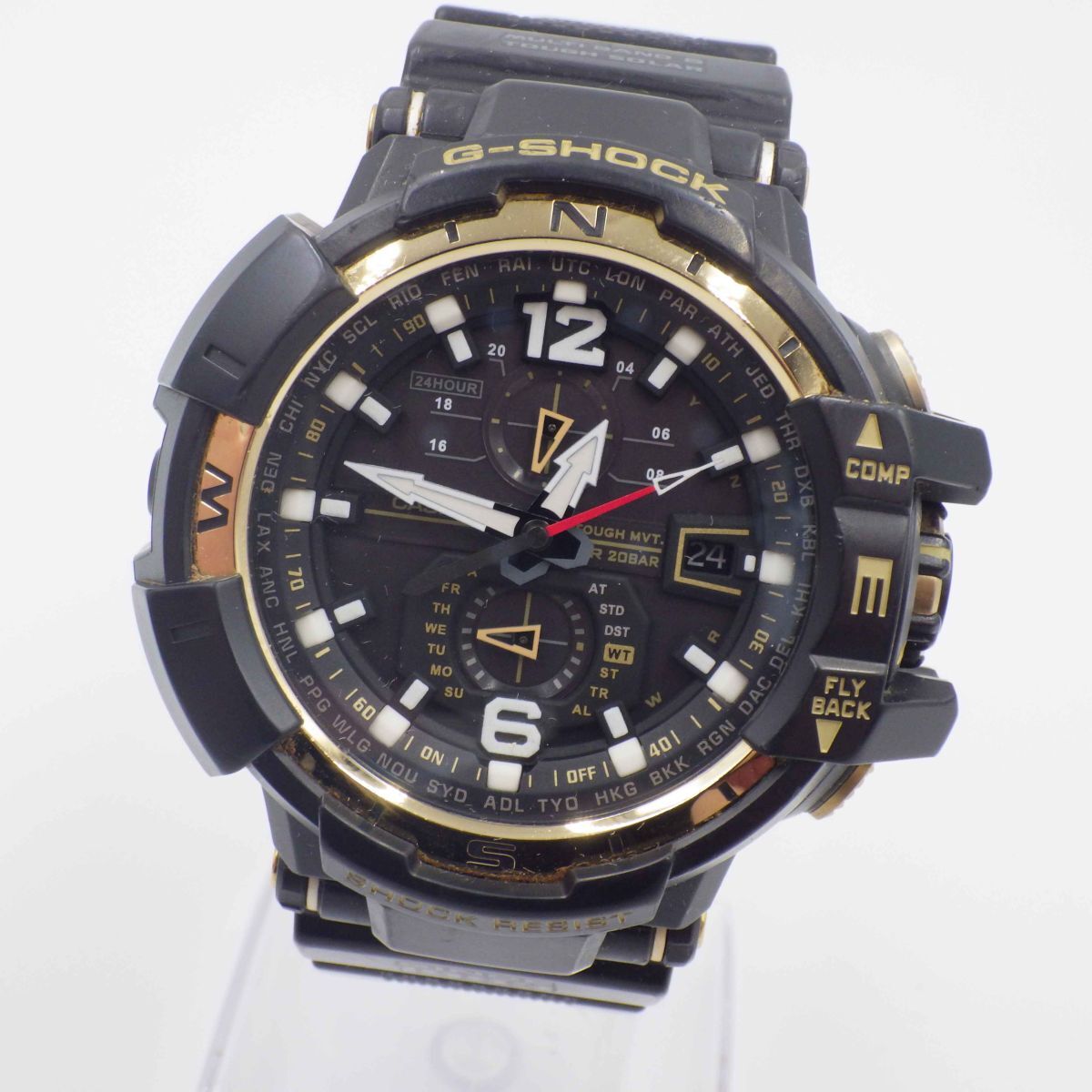 489629【1円スタート】CASIO カシオ 稼動(dòng)品 GW-A1130 G-SHOCK 30周年記念モデル メンズ 時(shí)計(jì) 電波ソーラー ケース52mm