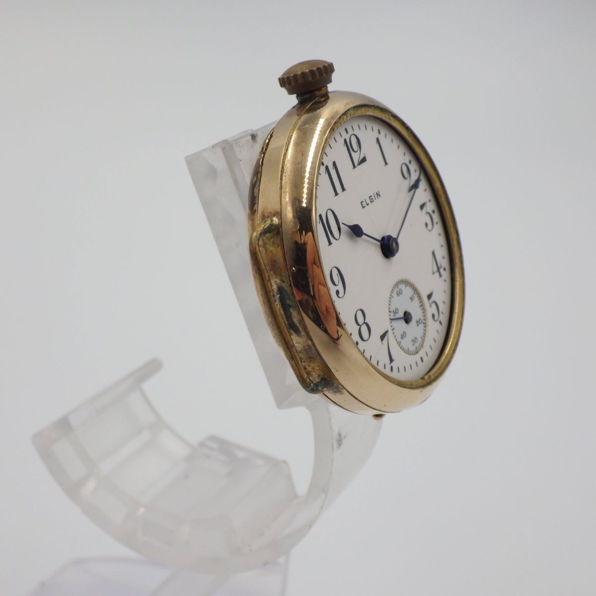 486993/B【1円スタート】ELGIN エルジン 稼動品 B&B ロイヤル 20周年記念 スモセコ レディース 時計 手巻き ケース30mm ラグ幅13mm
