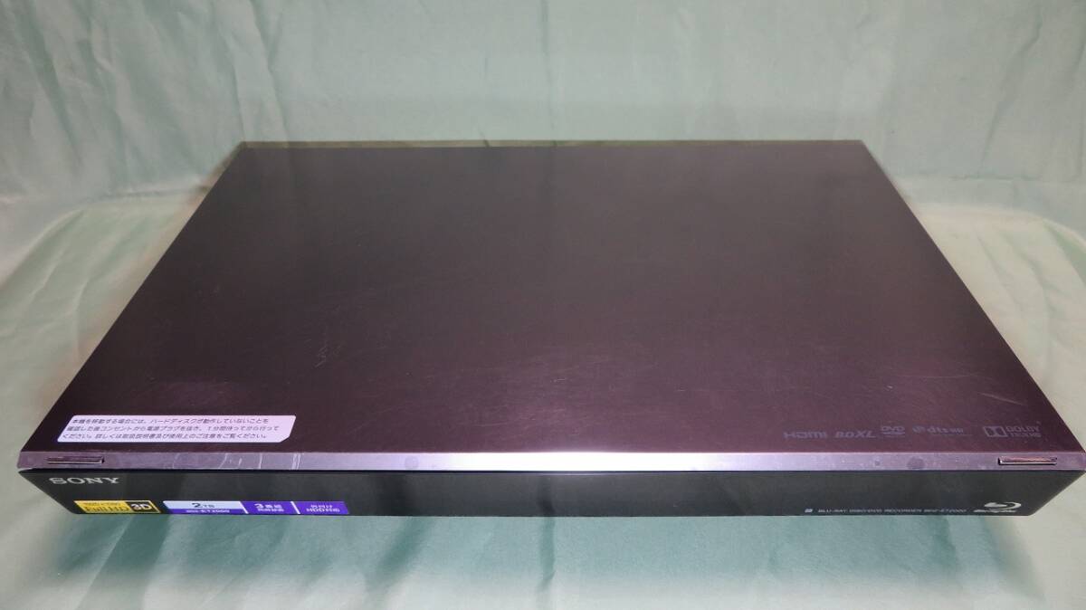 【twi25-0320】送料込★SONY BDZ-ET2000 HDD 3TB 新同品交換済/ 3番組同時(shí)録畫(huà) 無(wú)線LAN內(nèi)蔵/ リモコン付/ 動(dòng)作OKブルーレイレコーダー★
